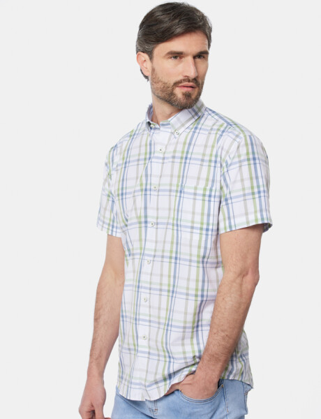 CAMISA A CUADROS Verde