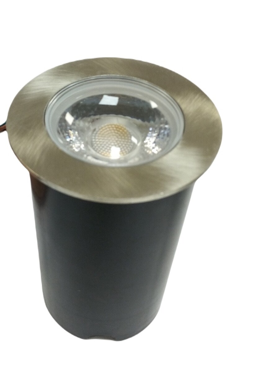 SPOT LED EMB 4.5W 3000K 30º ALUM E INOX GRIS 