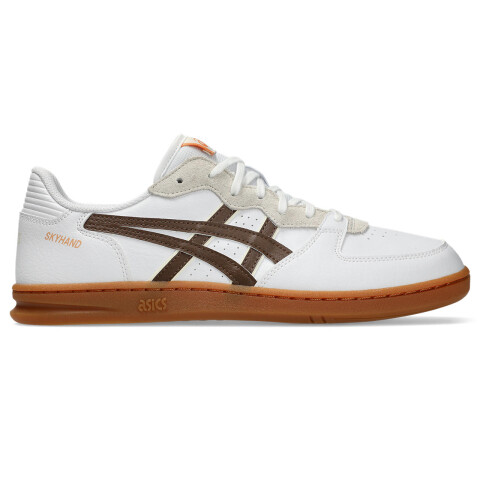 Zapatillas ASICS Skyhand OG Unisex White/Mahogany