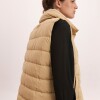 Campera Ellie Negro Camel