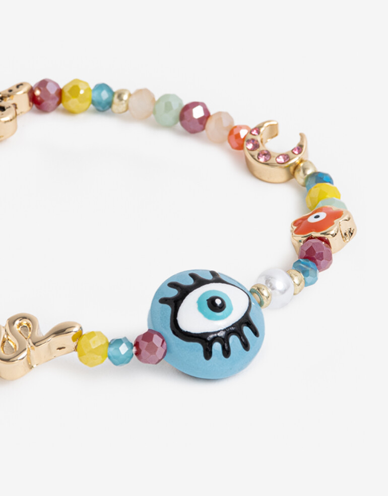 Pulseras Elásticas Lucky charm Pulseras Elásticas Lucky Charms - Combinacion Multicolor