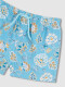 Bañador Estampado Flores Azul Claro