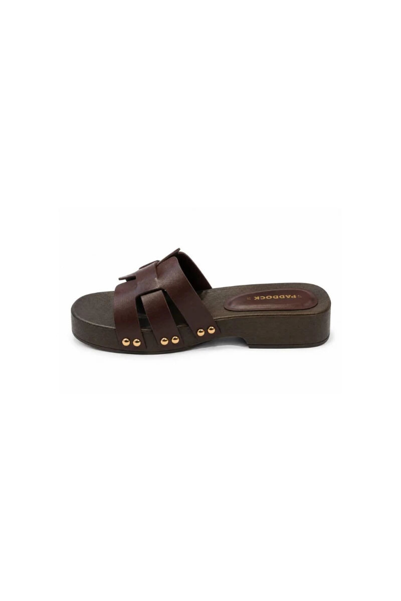 Sandalia Paddock Zueco Lua - Aru Bordeaux