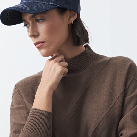 POLERA JAVAIOLA Marrón oscuro