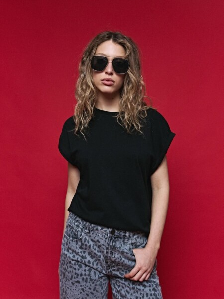 T-SHIRT D.CASSIN AIRA NEGRO