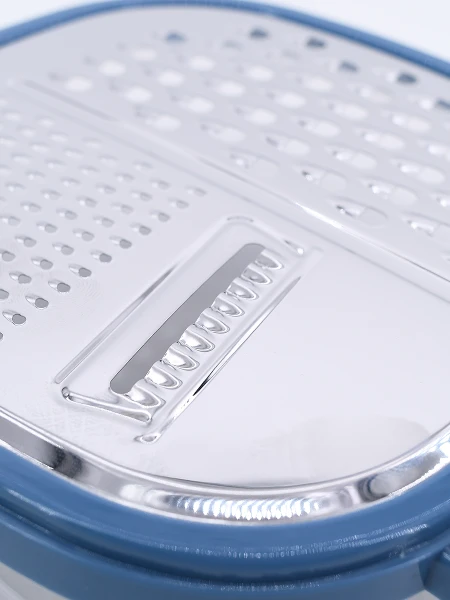 RALLADOR CON DISPENSADOR AZUL
