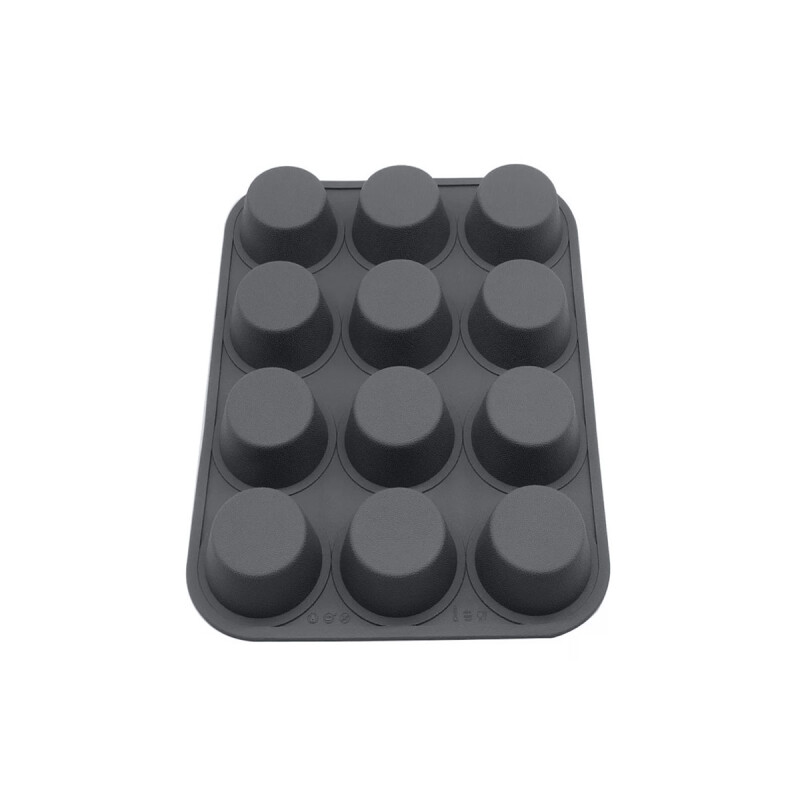 Molde muffin x12 silicona GRIS