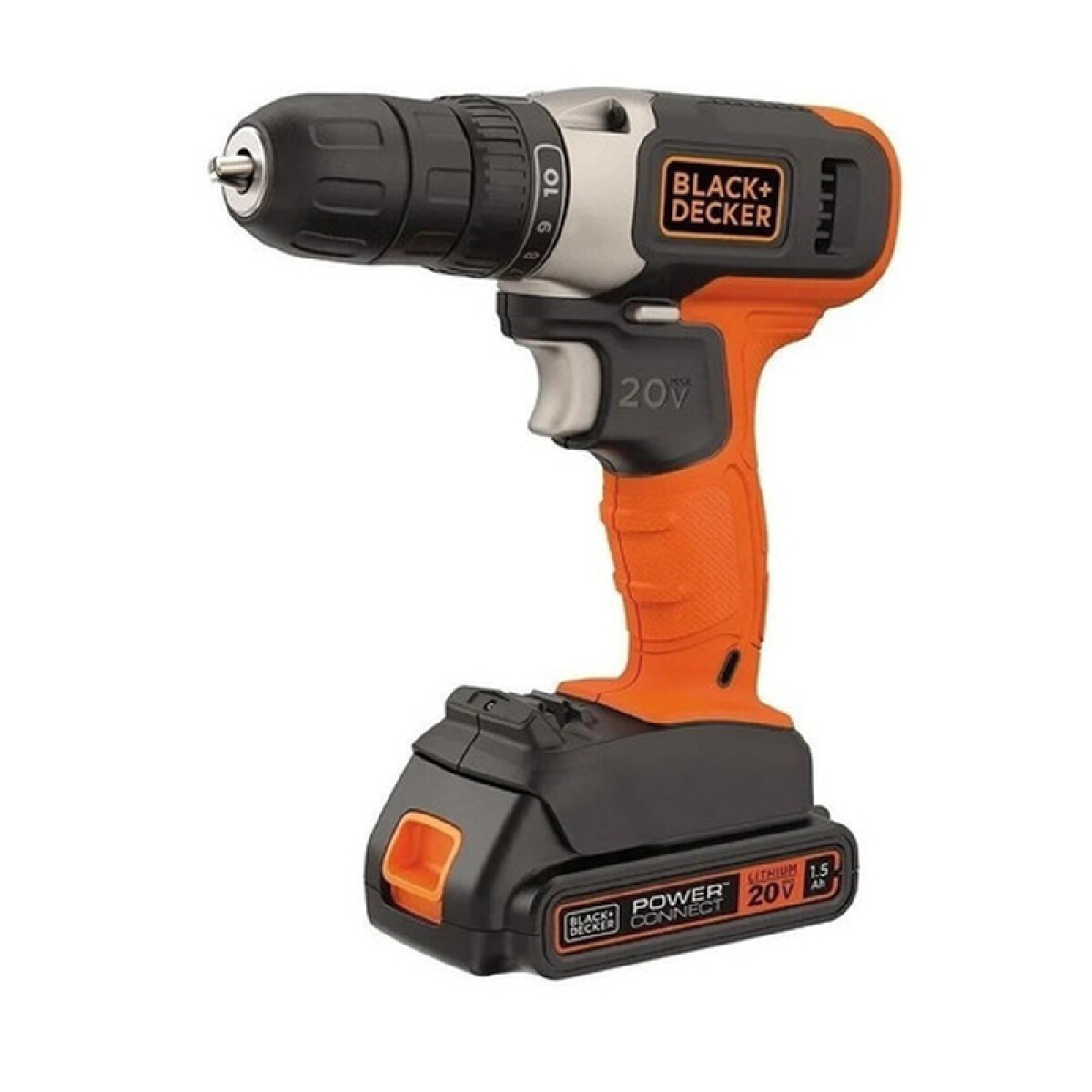 TALADRO ATORNILLADOR 3/8 20V (1 CARG. 1 BAT) BLACK & DECKER 