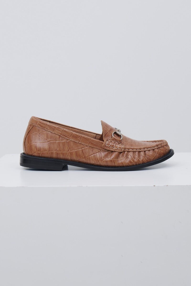 MOCASIN ESTRIBO CAMEL