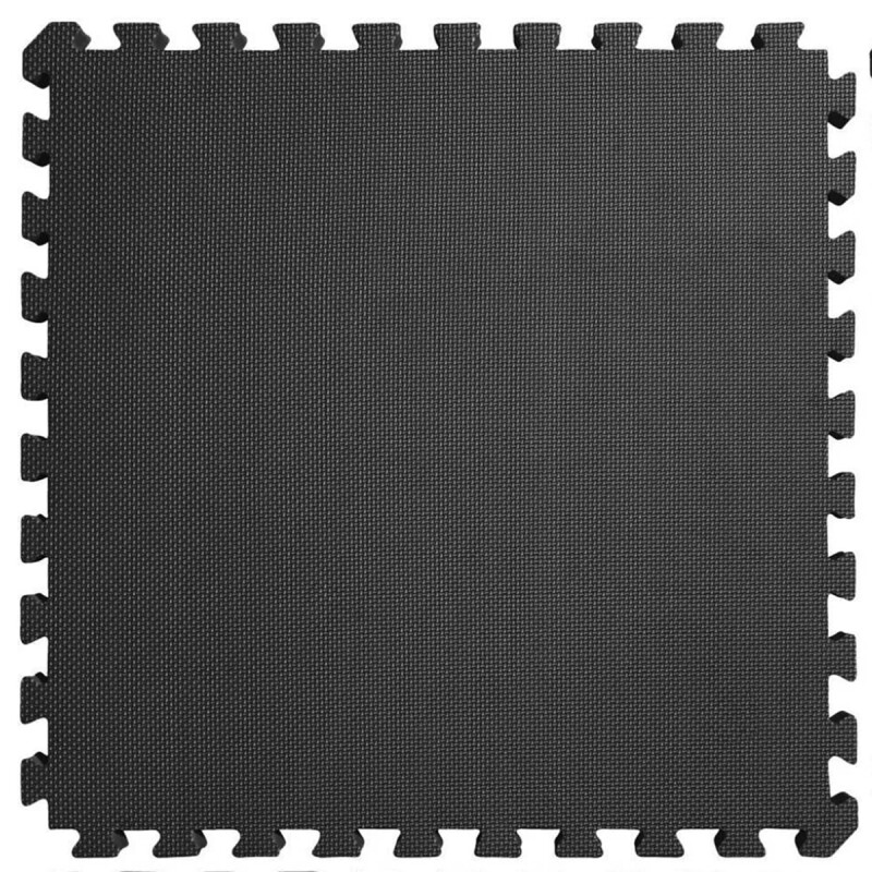Tatame 1x1 m lado 10 mm espesor NEGRO