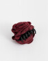 Broche Suede Broche Flor Suede - Rojo Burdeaux