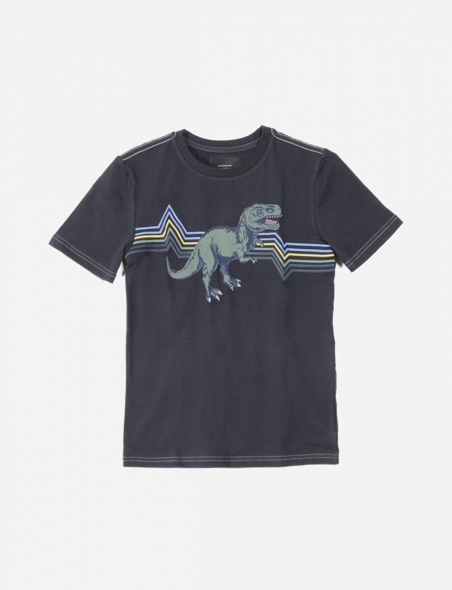 Remera T-REX - Azul marino 