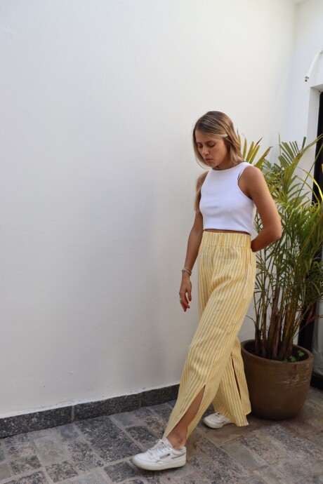 Stripes Pant Amarillo