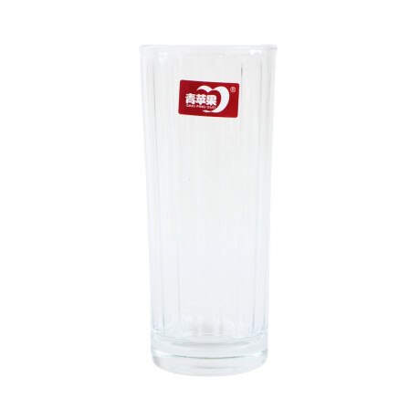 Set de 6 vasos altos de vidrio con labrado vertical 215ml Set de 6 vasos altos de vidrio con labrado vertical 215ml