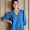 Blusa Azucena Denim Azul