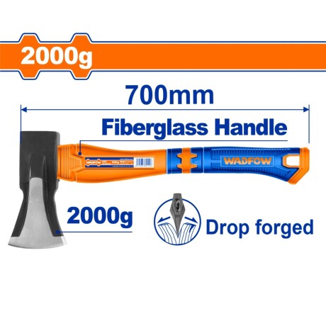 HACHA 2000G MANGO FIBRA DE VIDRIO WADFOW WHM6322 001