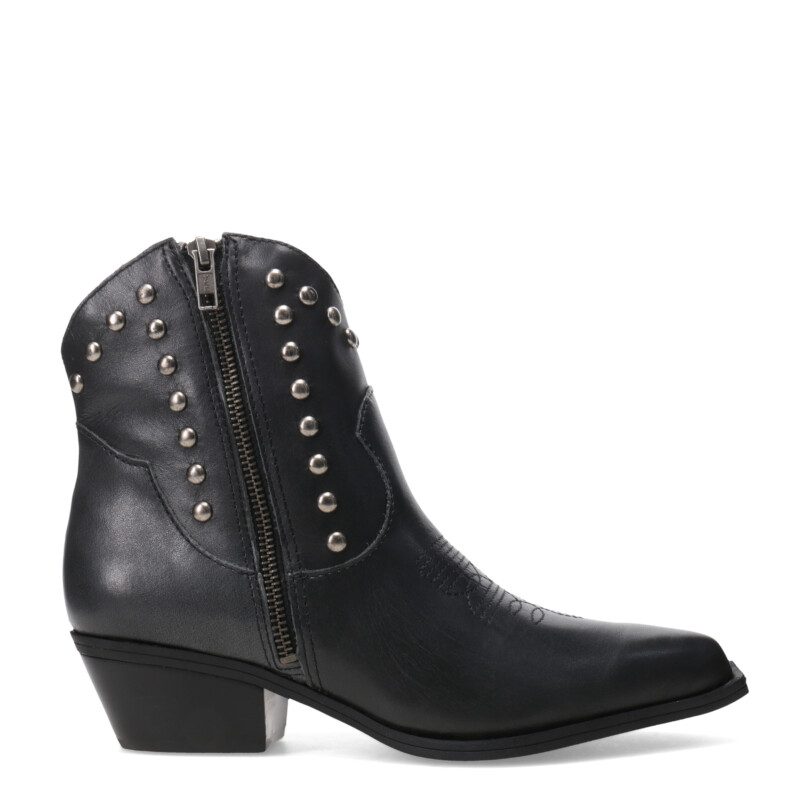 Bota de Mujer Bottero caña baja con tachas 347709 Negro