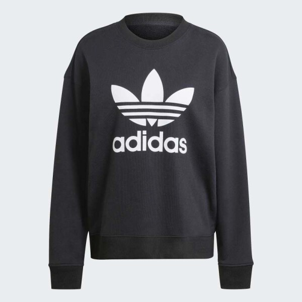 Buzo Adidas Trefoil Crew Negro