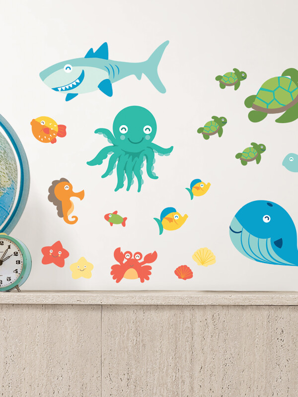 WALLPOPS SEA LIFE WALL STICKERS N/A