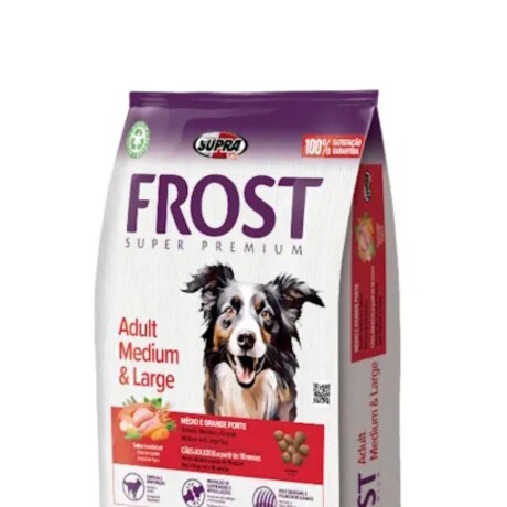 ALIMENTO DE PERRO FROST ADULTOS RZAS MEDIANA Y LARGO 17KGRS ALIMENTO DE PERRO FROST ADULTOS RZAS MEDIANA Y LARGO 17KGRS