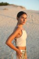 TOP COURO SHORT Hielo