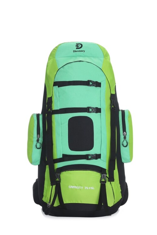 Mochila mochilera de trekking impermeable Verde