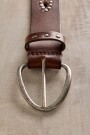 CINTURON STUD PRESTON Marron