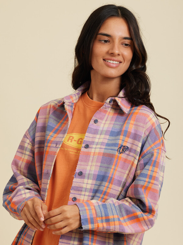 SOBRECAMISA SARAY RUSTY Naranja