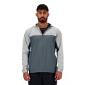 Campera New Balance de Hombre - WOVEN FULL ZIP - MJ41018GT GREY