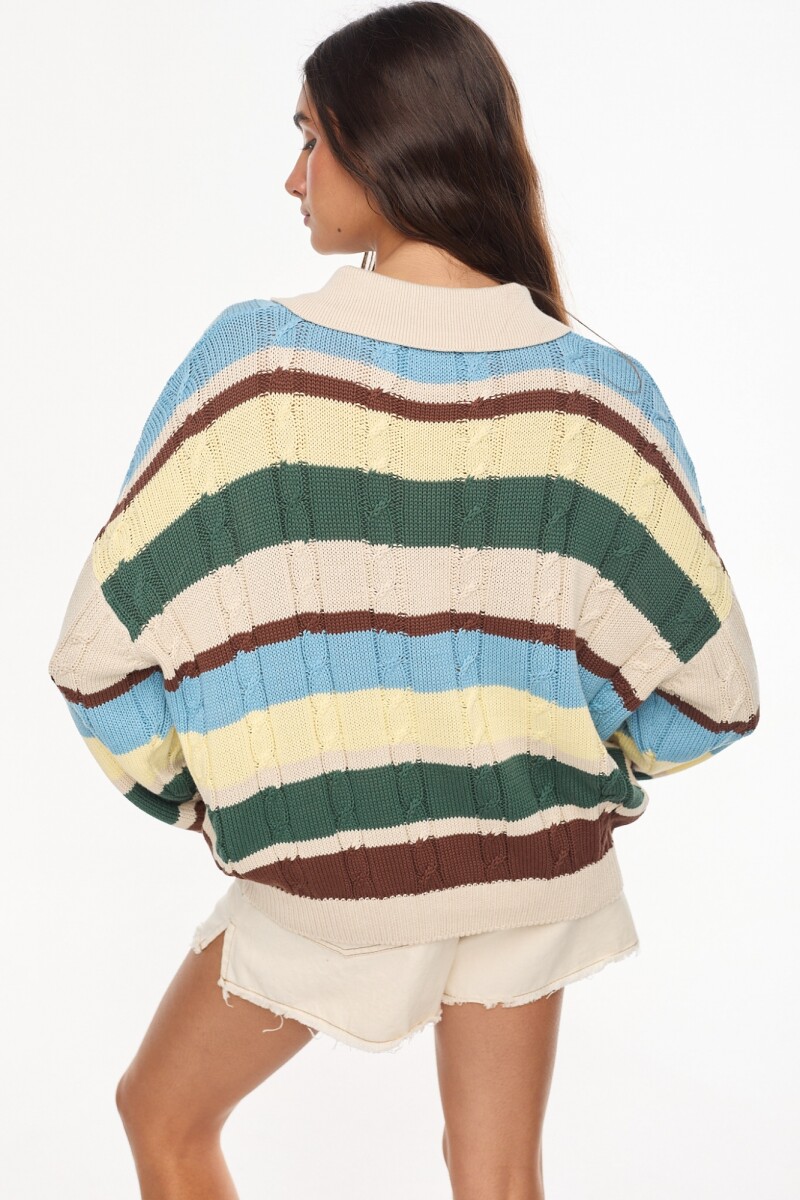 Sweater Sugus Combo Celeste