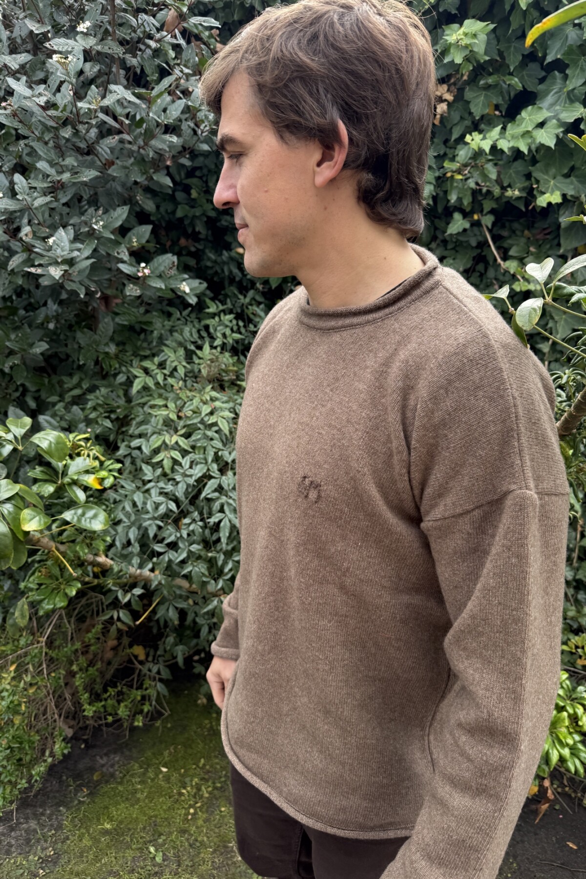 Wool Sweater Men Topo