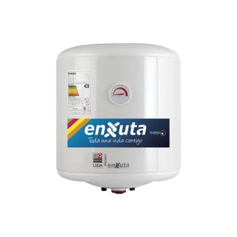 TERMOTANQUE ENXUTA 30L ACERO Blanco