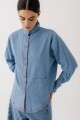 CAMISA OTA JEAN Celeste
