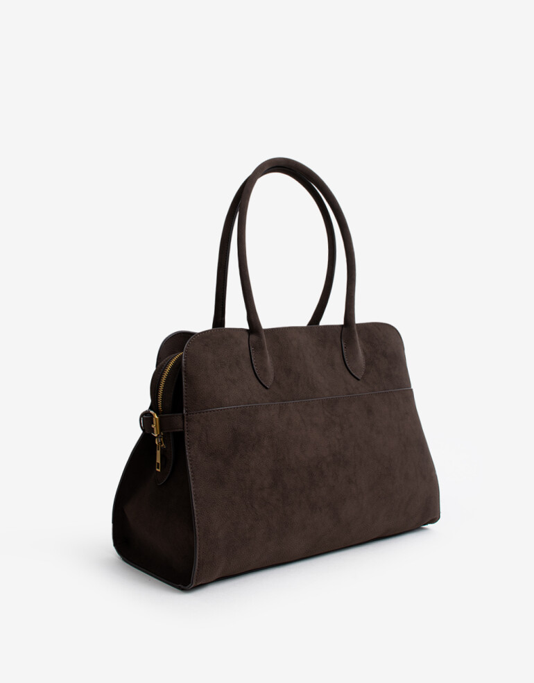 City Cartera Formato City - Marron Chocolate