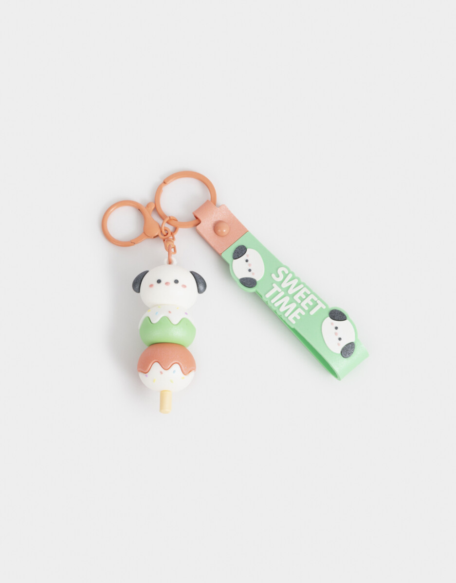 Llavero Y Charm Perrito Helado 