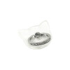 Anillo soporte para celular diseño orejas transparentes con brillos Anillo Soporte Para Celular Diseño Orejas Transparentes Con Brillos