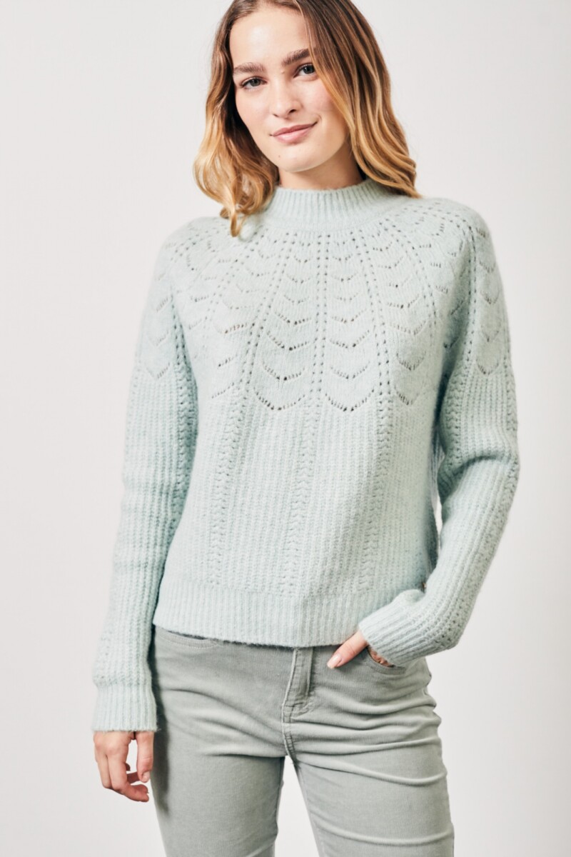 Sweater Calados - Menta 
