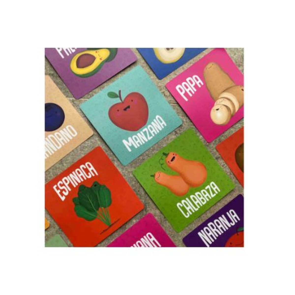 Cartas didácticas - Verduras 