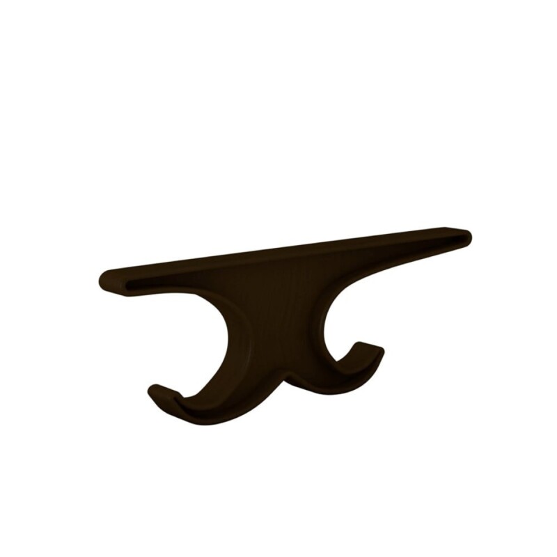 Set x2 soportes de techo doble MARRON OSCURO