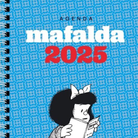 AGENDA MAFALDA 2025 AZUL ANILLADA AGENDA MAFALDA 2025 AZUL ANILLADA