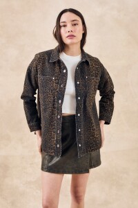 Sobrecamisa Animal Print Multi