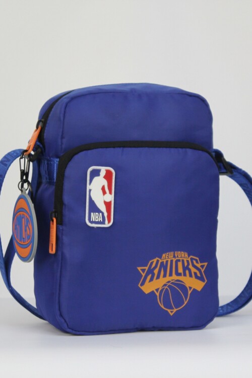 Morral clásico doble cierre New York Nicks - NBA Azul