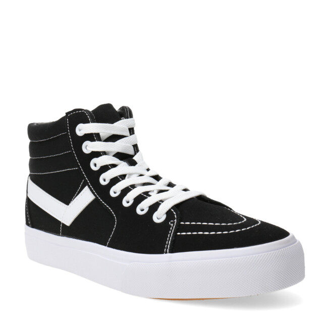 Championes de Hombre Pony Old School Canvas HI Men Negro