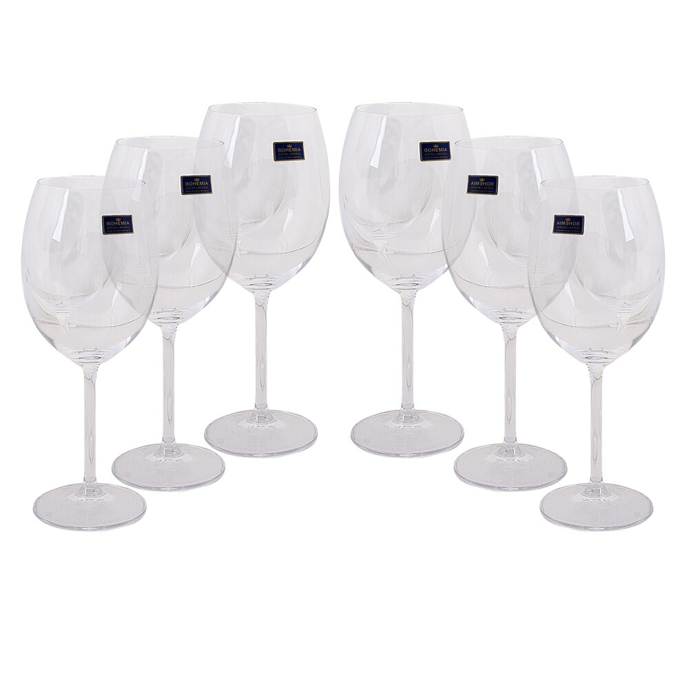 SET 6 COPAS TRANSPARENTE CRISTAL NATALIA 40445/590