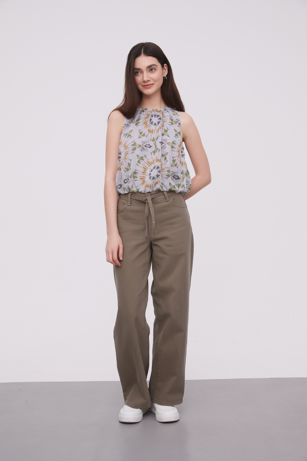 Pantalon Godea Gris