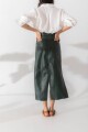FALDA TANTA COURO LONG Verde
