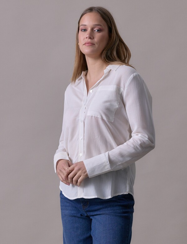 Camisa Lineas CRUDO