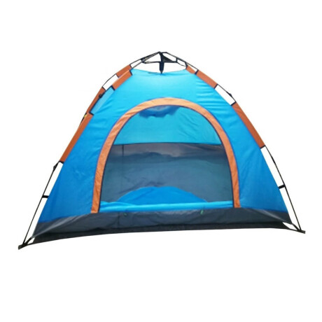 Carpa Autoarmable 4 Personas Camping Automática Azul