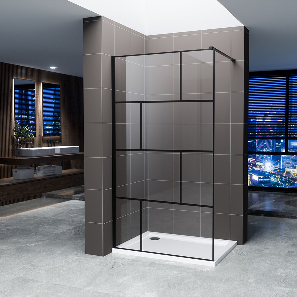 MAMPARA DE VIDRIO FIJO PARA DUCHA 130 x 195 CM Mampara De Vidrio Fijo Para Ducha 130 X 195 Cm