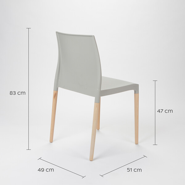 Silla CHLOE Gris